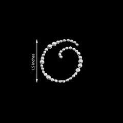 12 Pack 1.5" Clear Rhinestone Monogram Letter Jewel Sticker Self Adhesive DIY Diamond Decor - O