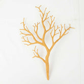 10-Pack Artificial Manzanita Tree Branch Metallic Gold for Vase Filler Home Wedding Centerpiece Ornament 14"