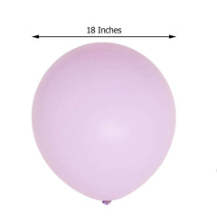 10 Pack 18" Matte Pastel Lavender Lilac Helium or Air Latex Party Balloons