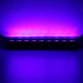 27W 9 LED Purple UV Stage Floor Wall Light Bar, Outdoor Indoor Uplight