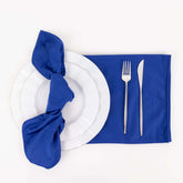 5 Pack Scuba 20"x20" Napkins Royal Blue - Durable & Reusable Dinner Napkins