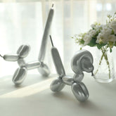 50 Pack Assorted Metallic Silver Long Latex Balloons For Twisting Magic, Animal Modelling Party Balloons