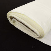 54"x10 Yards Ivory Accordion Crinkle Taffeta Fabric Bolt