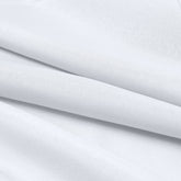 54"x10 Yards Premium Polyester White Fabric Bolt, DIY Craft Fabric Roll for Upholstery, Curtains, and Event Decor