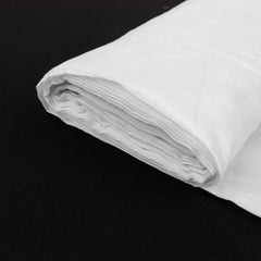 54"x10 Yards White Accordion Crinkle Taffeta Fabric Bolt