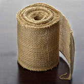 5"x10 Yards Natural Burlap Fabric Roll, Jute DIY Craft Fabric Bolt
