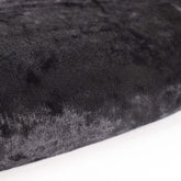 65"x5 Yards Black Crushed Velvet Fabric Bolt, DIY Craft Fabric Roll