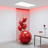 4-Pack Metallic Red Sphere Balloons, 39" Orbz Mylar Balloons Helium or Air-Filled Party Supplies