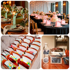 25 Pack Candy Gift Tote Gable Boxes, Matte Nude Party Favor Treat Boxes - 6"x3.5"x7"