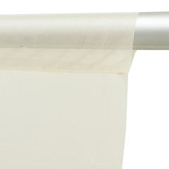 Sheer Backdrop Curtain Panel 5ft × 10ft Beige – Wedding Arch Drape with Rod Pocket