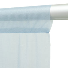 Sheer Backdrop Curtain Panel 5ft × 10ft Dusty Blue – Wedding Arch Drape with Rod Pocket