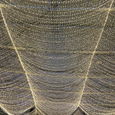 LED Curtain Fairy Lights 10ft x 40ft – Warm White 1200 LED Plug-In String Lights, 8 Modes, End-to-End Connectable, Indoor/Outdoor Use