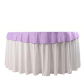 Scuba Round 70" Tablecloth Lavender Lilac - Wrinkle Free & Stain Resistant Table Cover