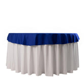 Scuba Round 70" Tablecloth Royal Blue - Wrinkle Free & Stain Resistant Table Cover