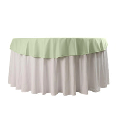 Scuba Round 70" Tablecloth Sage Green - Wrinkle Free & Stain Resistant Table Cover
