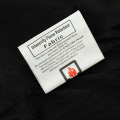 Fire Retardant Scuba Tablecloth – 90"x132" Rectangle Black, Wrinkle Free, Stain Resistant, Seamless Polyester Cover