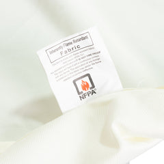 Fire Retardant Scuba Tablecloth – 90" Round Ivory, Wrinkle Free, Stain Resistant Polyester Cover