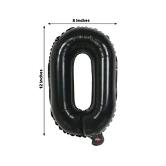 16ft Jumbo Chain Link Balloons in Black, 30pack 8x12" Durable Foil Chain Balloons for 90s Hip Hop Party Decorations, Event Decor