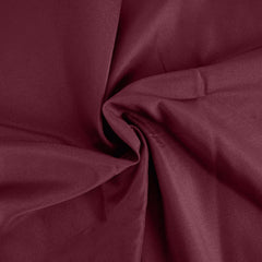 5 Pack Polyester 20"x20" Napkins Burgundy - Wrinkle Resistant & Easy Care Cloth Napkins