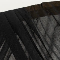 Black Sheer Backdrop Drape – 5ft x 14ft Wedding Arch & Ceiling Decor Panel, Wrinkle Free with Soft Shimmer