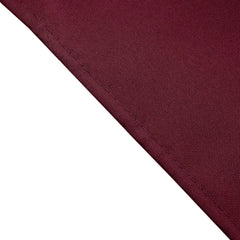 5 Pack Polyester 17"x17" Napkins Burgundy - Durable & Wrinkle Resistant Dinner Napkins
