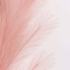 3 Stems Artificial Pampas Grass Decor Dusty Rose for Rustic Boho Chic Backdrops Floral Styling & Vase Displays 44"
