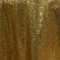 Sequin 72"x72" Table Overlay Square Tablecloth Gold - Sparkly Design for Stunning Events