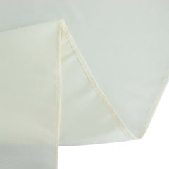 5 Pack Premium Polyester 20"x20" Napkins Ivory - Wrinkle-Resistant & Durable Dinner Napkins