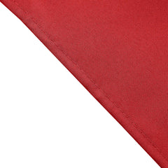 5 Pack Polyester 17"x17" Napkins Red - Durable & Wrinkle Resistant Dinner Napkins