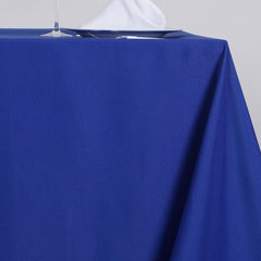 Polyester Square 90"x90" Tablecloth Royal Blue - Wrinkle-Resistant & Durable Table Cover
