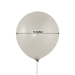 50 Pack Silver Biodegradable Balloons, 12" Thickened Extra Strong Eco-friendly Latex Helium Party Balloons