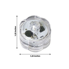 12-Pack Submersible LED Lights Remote Operated Design White - Waterproof Decorative Lighting