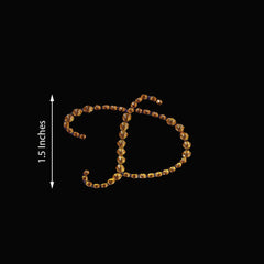 12 Pack 1.5" Gold Rhinestone Monogram Letter Jewel Sticker Self Adhesive DIY Diamond Decor - D