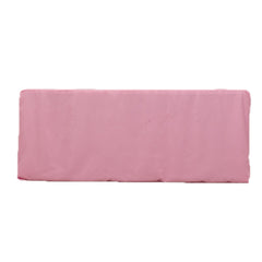 Fitted Polyester 72"x30" Rectangle Tablecloth Pink - Durable and Easy to Maintain Table Cover