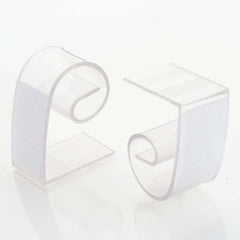 12Pcs 1.2" Adjustable Large Plastic Table Skirt Clips