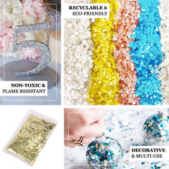 Chunky Glitter Metallic Hot Pink - Nontoxic Confetti Glitter for Fun DIY Projects Kids' Crafts Resin Art & Festival Decor 50g Bag