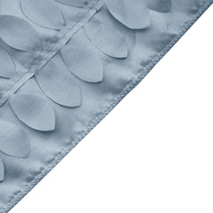 Taffeta Fabric 12"x108" Table Runner Dusty Blue - 3D Leaf Petal Design