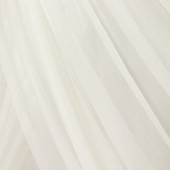 Ivory Sheer Backdrop Drape – 5ftx32ft Wedding Arch & Ceiling Decor Panel, Wrinkle Free with Soft Shimmer
