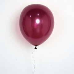 25 Pack 12" Shiny Pearl Eggplant Latex Helium or Air Balloons