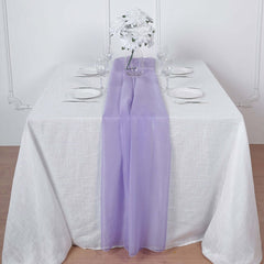 Chiffon 6ft Table Runner Lavender Lilac - Flowy & Lightweight Table Decor