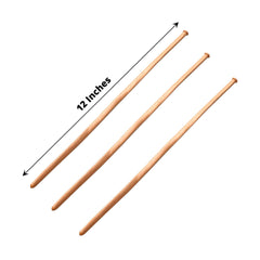 50 Pack Assorted Metallic Rose Gold Long Latex Balloons For Twisting Magic, Animal Modelling Party Balloons