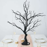 Manzanita Tree Centerpiece Black with 8 Acrylic Bead Chains for Weddings Parties & Event Displays 34"