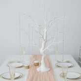 Manzanita Tree Centerpiece White with 8 Acrylic Bead Chains & Event Displays 34"