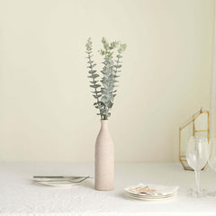 30 Stems 17" Frosted Green Artificial Eucalyptus Sprays, Faux Plants