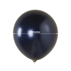 10 Pack Navy Blue Biodegradable Balloons, 18" Thickened Extra Strong Eco-friendly Latex Helium Party Balloons