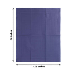 50-Pack Paper Napkins Navy Blue - Soft Disposable 2-Ply Dinner Napkins for Weddings