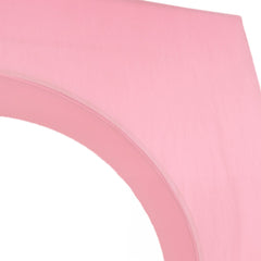 8ft Pink Spandex Backdrop Stand Cover for Arc de Triomphe Stand, Stretch Fitted Floral Balloon Frame Wedding Arch Cover