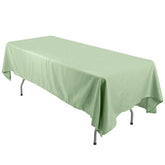 Polyester 60"x126" Rectangle Tablecloth Sage Green - Wrinkle-Resistant Table Cover
