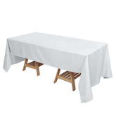 Polyester 72"x120" Rectangle Tablecloth Silver - Durable and Stylish Table Cover