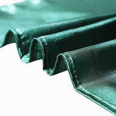 5 Pack Satin 20"x20" Napkins Hunter Emerald Green - Luxurious Shine & Smooth Dinner Napkins
